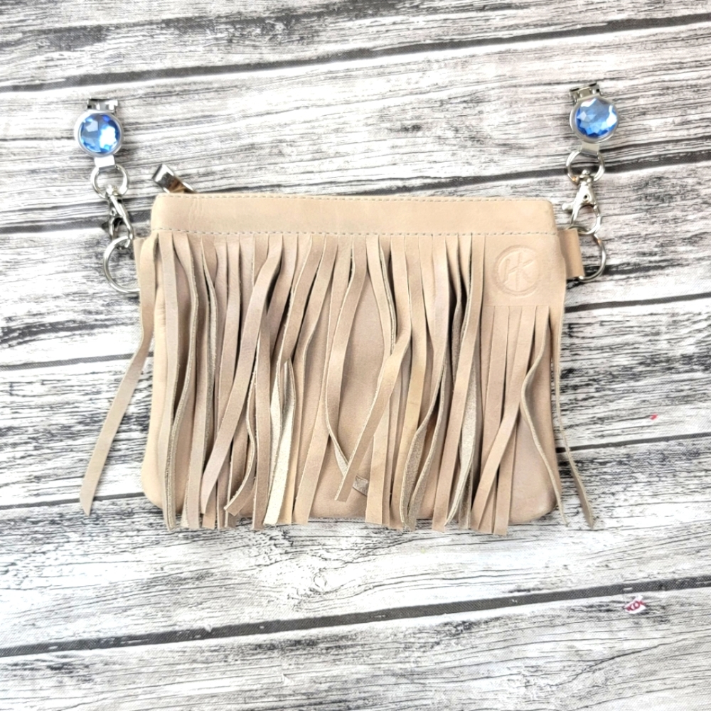 Genuine Leather Fringe Hipklips